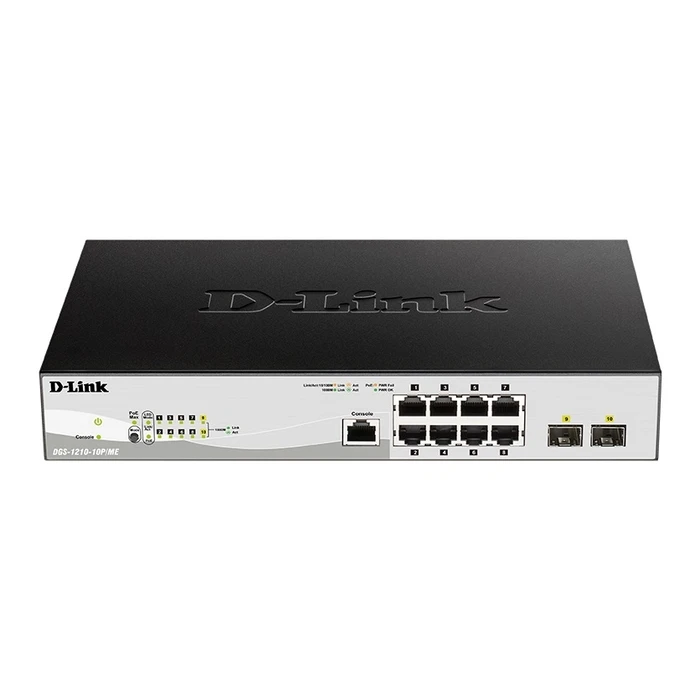 Network Switch D-Link DGS-1210-10P/ME 8-Port Managed