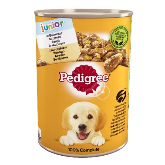 Υγρή Τροφή Σκύλων Pedigree Junior with chicken in jelly 400g