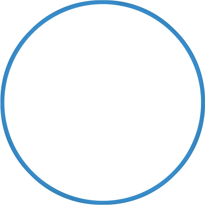 Χούλα-Χουπ AMILA HQ 70cm Φ19mm 280gr - Μπλε