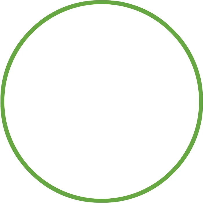 Χούλα-Χουπ AMILA HQ 70 cm Φ19 mm 280 g, Πράσινο