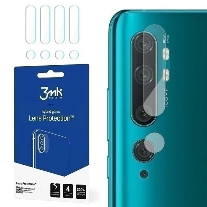 3MK Lens Protection Xiaomi Mi Note 10 [4 PACK]