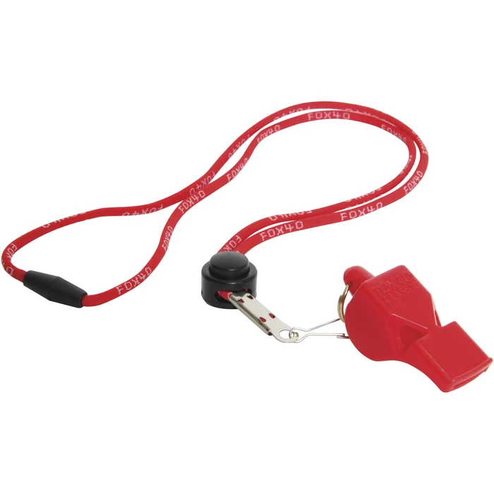 Σφυρίχτρα Fox40 Classic Safety Κόκκινη με Κορδόνι