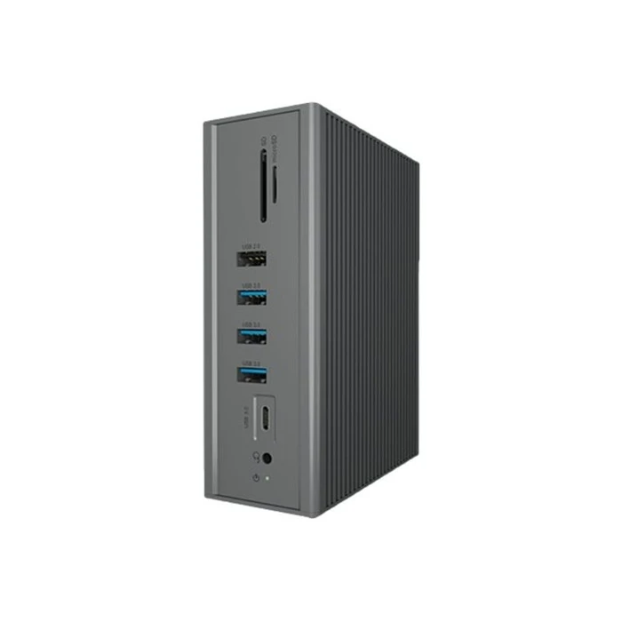 Docking Station RaidSonic ICY BOX IB-DK2262AC - - USB-C - VGA, 2 x HDMI - GigE