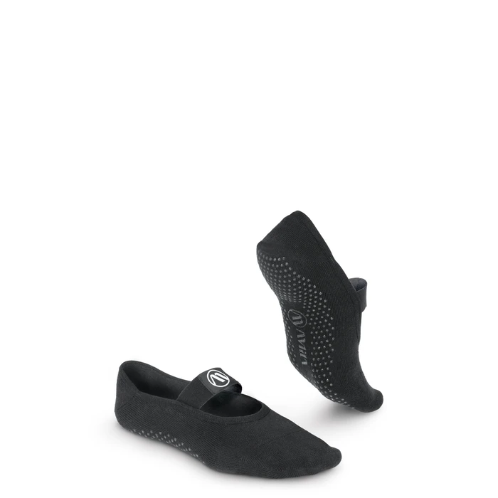 Bellulu AMILA Women's Pilates/Yoga Socks Size 35-38 – Black