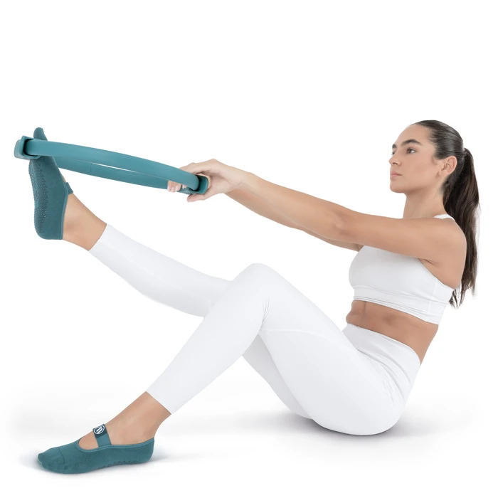 Γυναικείες Κάλτσες Pilates / Yoga Trinity Bellulu Teal Green Μέγεθος 35-38 - AMILA