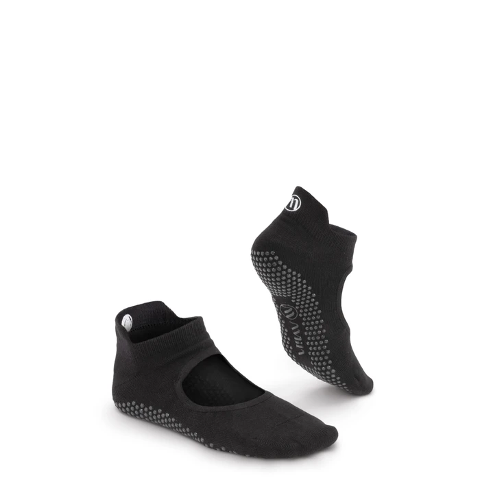 Women's Pilates Yoga Socks Balu 35-38 – Black (AMILA)