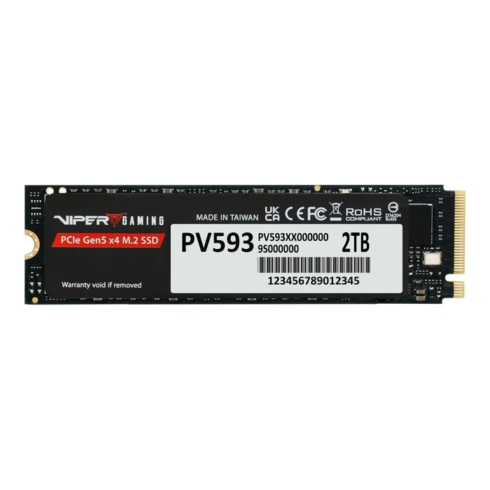 Patriot Δίσκος SSD Viper Gaming PV593 2 TB PCI Express 5.0 x4 NVMe