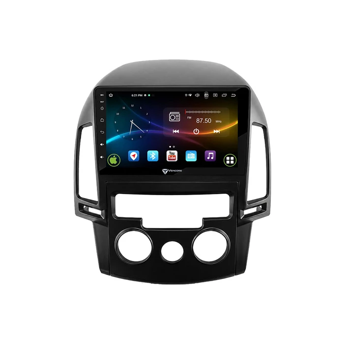 VenCore 3236-10007-0799B - Οθόνη Multimedia Android 15 9" για Hyundai i30 2007-2012 - Μαύρη