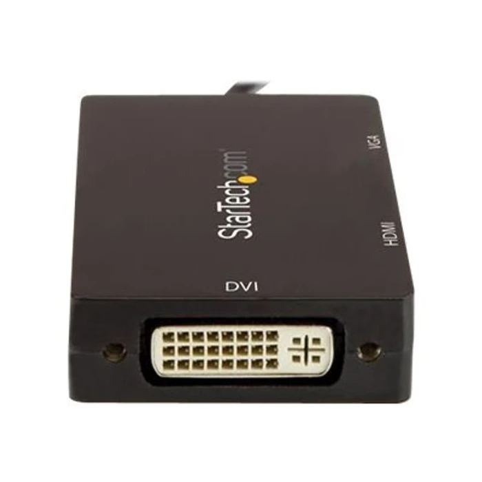 Docking station StarTech.com - 4K 30 Hz - USB C to HDMI / DVI / VGA - USB Type C adapter - USB-C dongle - external video adapter