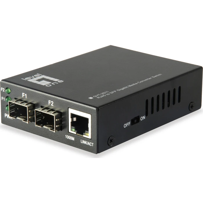 Converter LevelOne RJ45 to SFP Gigabit IndustrialMedia