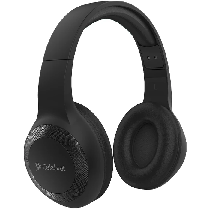 Bluetooth Headset Celebrat με μικρόφωνο A23-ΒΚ, bluetooth, 40mm, μαύρο