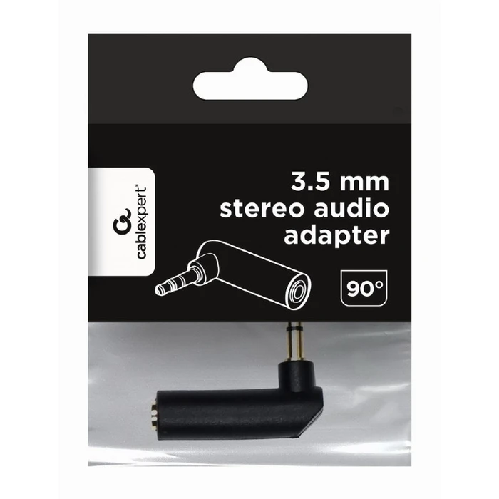 Αντάπτορας 3,5mm Cablexpert Stereo Audio RIGHT ANGLE 90°