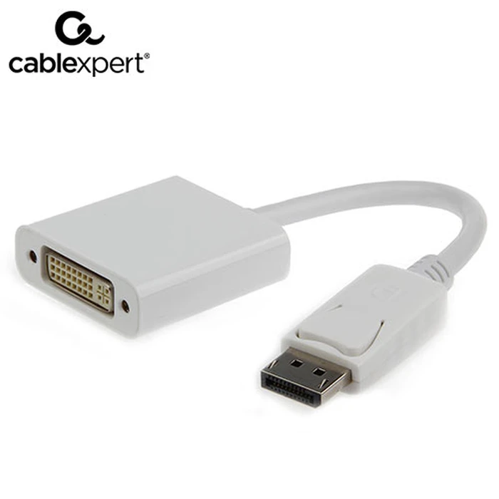Αντάπτορας DisplayPort Cablexpert to DVI WHITE