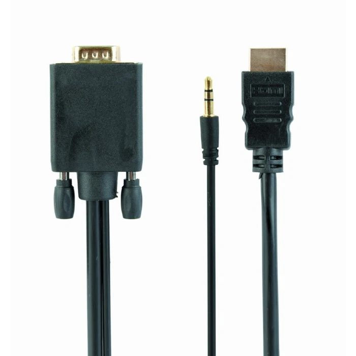 Καλώδιο HDMI Cablexpert to VGA and Single PORT 3M Black