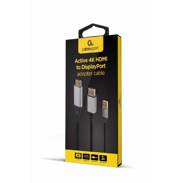 Καλώδιo DisplayPort Cablexpert 4K HDMI Male 2M Black