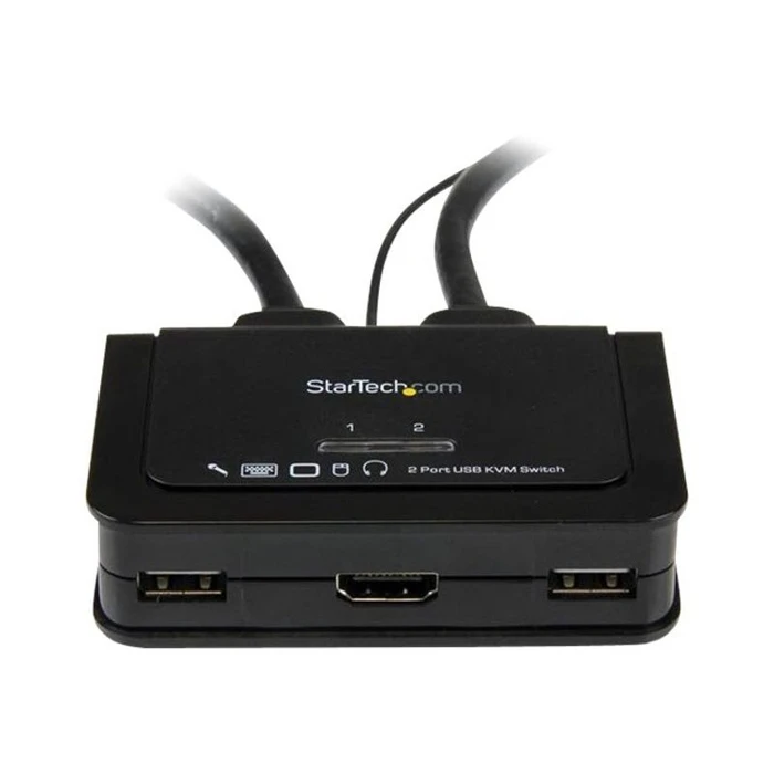 KVM Switch StarTech 2 Port USB HDMI with Audio and Remote Switch