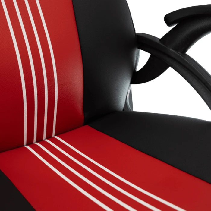 Baracuda Abalone Gaming Chair PU Leather Black/Red