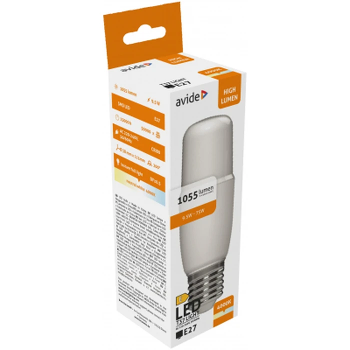 Λάμπα LED Avide Bright Stick Bulb T37 9.5W E27 NW 4000K