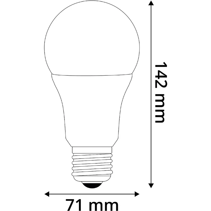 Λάμπα LED Avide Κοινή A70 16W E27 Θερμό 2700K Υψηλής Φωτεινότητας