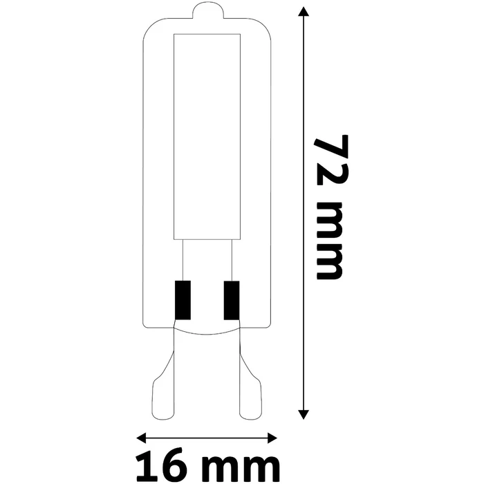 Λάμπα LED Avide 5W G9 COB NW 4000K Dimmable