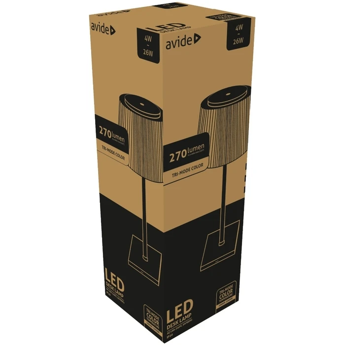 Φωτιστικό Γραφείου Avide LED Μαύρο USB 4W