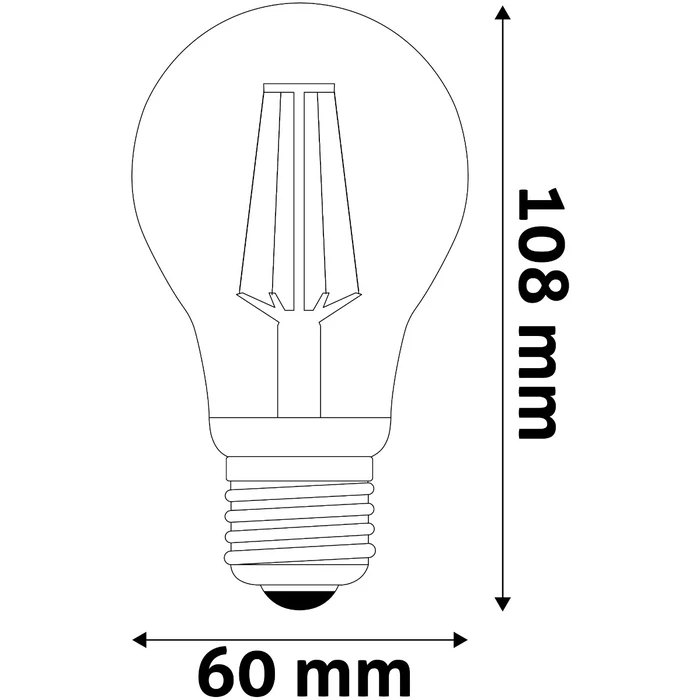 Λάμπα LED Avide Κοινή 9.5W E27 A60 Θερμό 2700K Super Υψηλής Φωτεινότητας