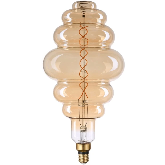 Λάμπα LED Avide Jumbo Bixby Κεχριμπάρι 8W E27 2400K Dimmable 200x410mm