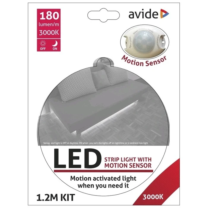 Ταινία LED Avide Αισθητήρα Φωτός Κρεβατιού 3W 3000K