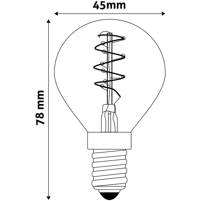 Λάμπες LED Avide Soft Σφαιρική 3W E14 360° Θερμό 2700K