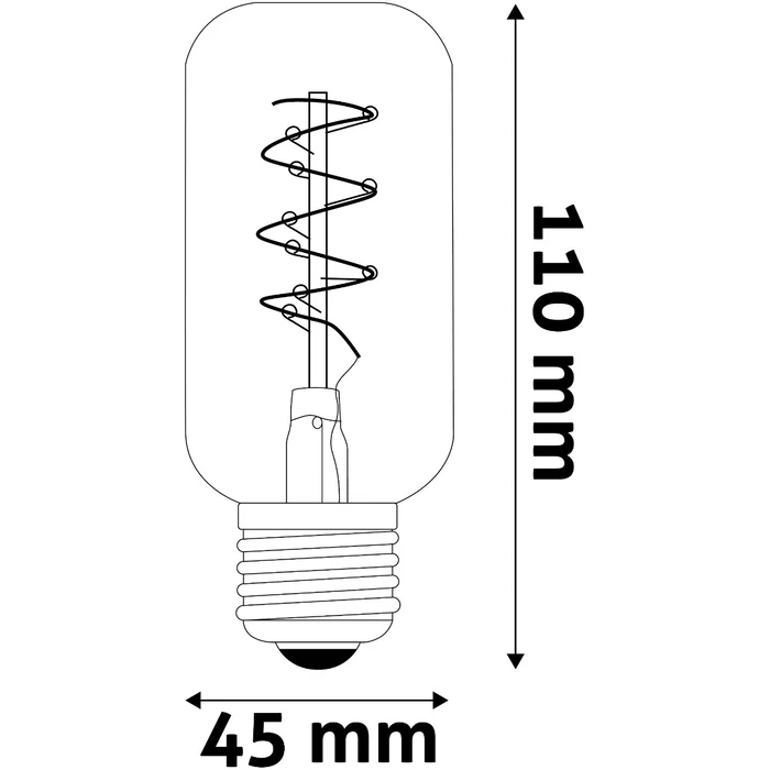 Λάμπα LED Avide Soft T45 4.5W E27 Θερμό 2700K