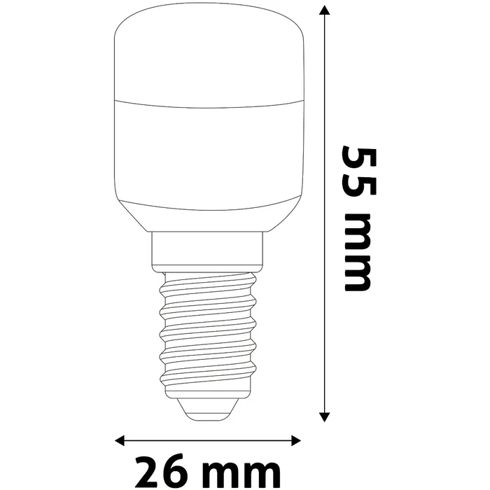 Λάμπες LED Avide T26 1.3W Λευκό 4000K