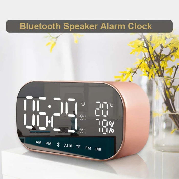 Ραδιορολόι Akai ABTS-S2 GD και ηχείο Bluetooth με Aux-In, micro SD, USB 6 W