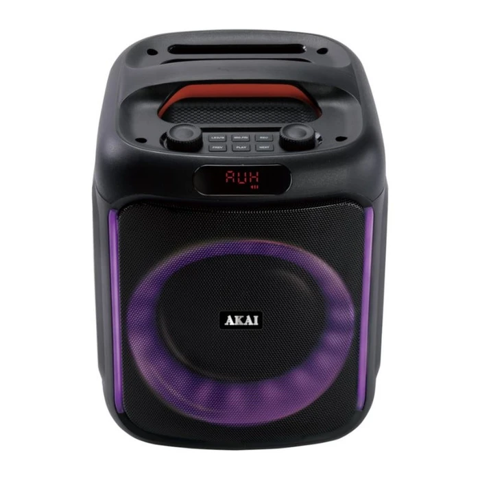 Karaoke Akai ABTS-V20 USB, AUX-IN, κάρτα TF, FM, LED και ενσύρματο μικρόφωνο- 20W RMS
