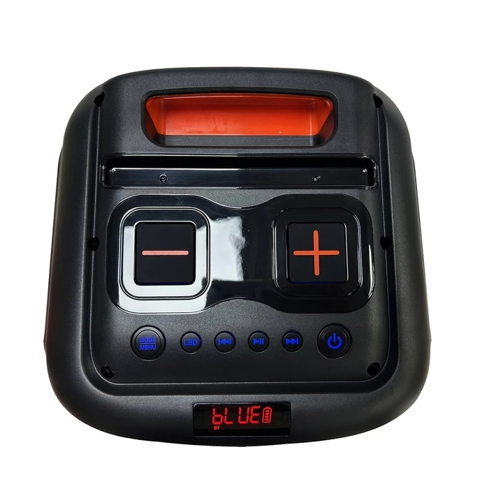 Akai ABTS-V30 – Φορητό Ηχείο Party 40W RMS με LED & Karaoke, Bluetooth 5.0, USB/TF & AUX