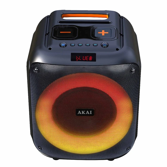 Akai ABTS-V30 – Φορητό Ηχείο Party 40W RMS με LED & Karaoke, Bluetooth 5.0, USB/TF & AUX