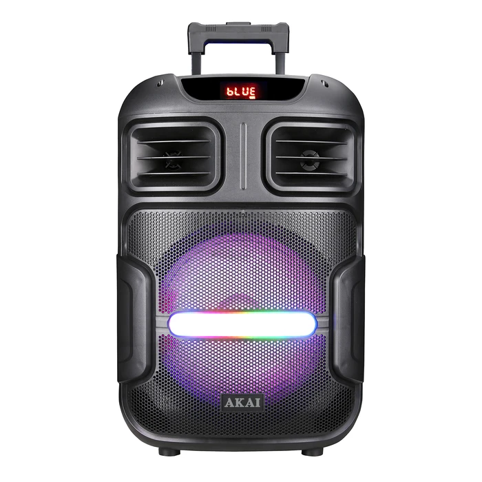 AKAI Party Speaker with Trolley ABTS-X5 Fusion 50W RMS Bluetooth 5.0 TWS USB TF AUX FM Wireless Microphone