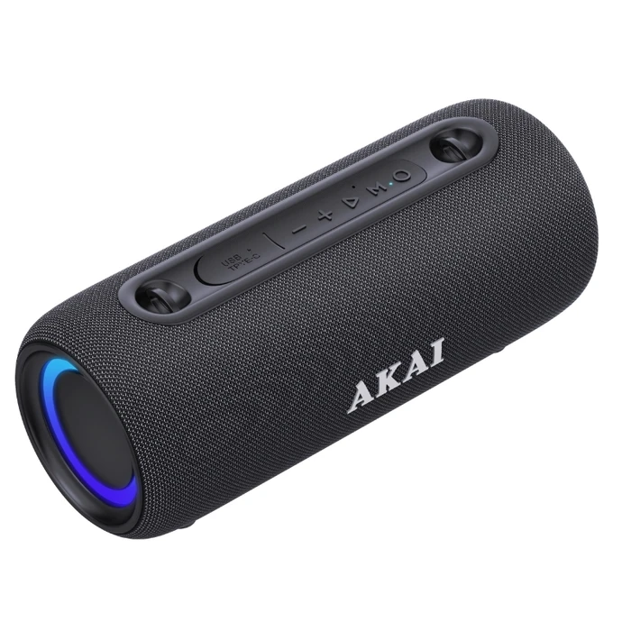 Φορητό Ηχείο Bluetooth Αδιάβροχο Akai ABTSW-40 Μαύρο