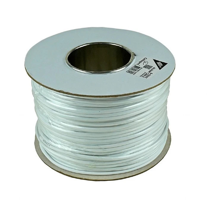 Καλώδιo Cablexpert ALARM 100M ROLL WHITE SHIELDED