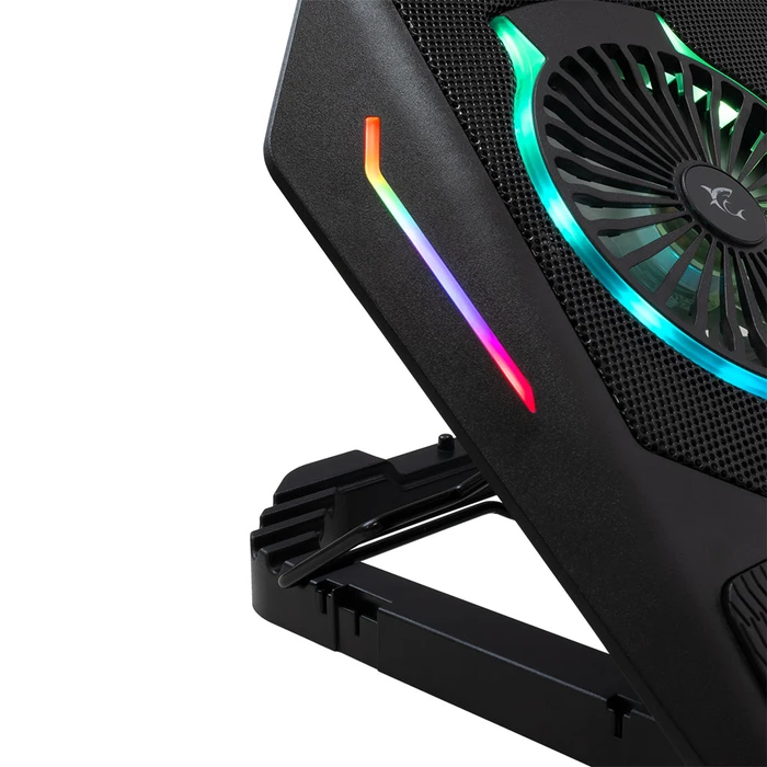 Laptop Cooler White Shark Gcp-10 2 Fans Rgb