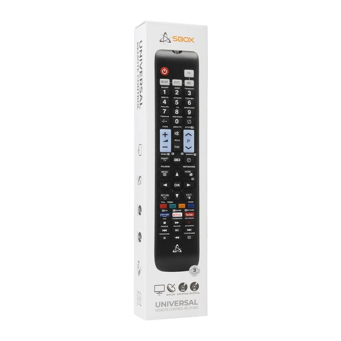 Τηλεχειριστήριο Sbox 4in1 Universal 