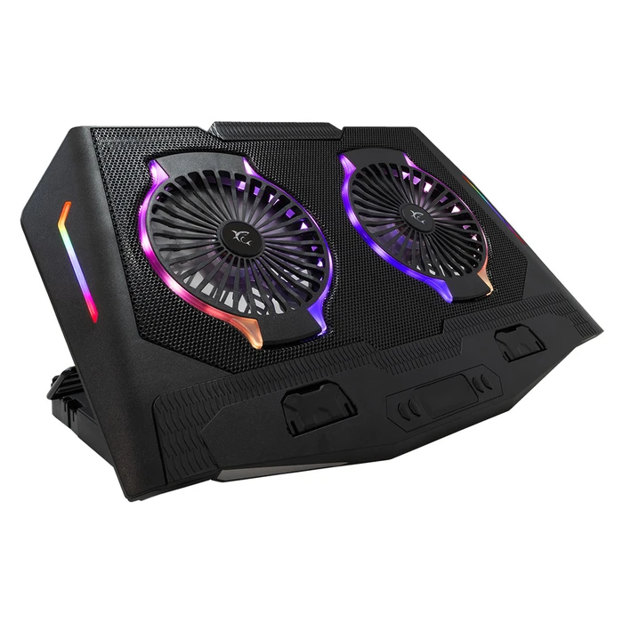 Laptop Cooler White Shark Gcp-10 2 Fans Rgb