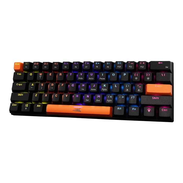 Gaming Πληκτρολόγιο Baracuda Bgk-03121 Dolphin Us Blue Switch Black