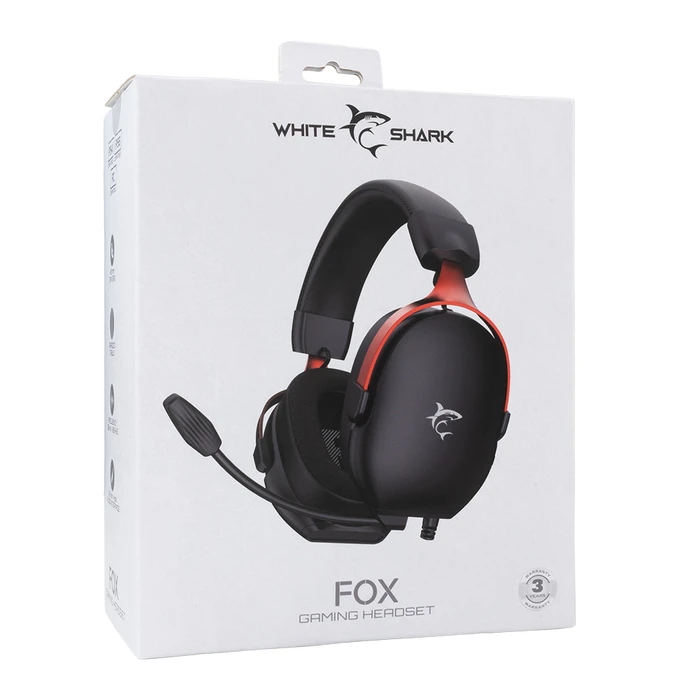 Gaming Headset White Shark Gaming Gh-2445 Black For Pc, Ps4/5, Mac