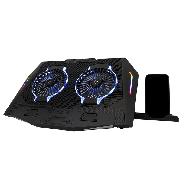 Laptop Cooler White Shark Gcp-10 2 Fans Rgb