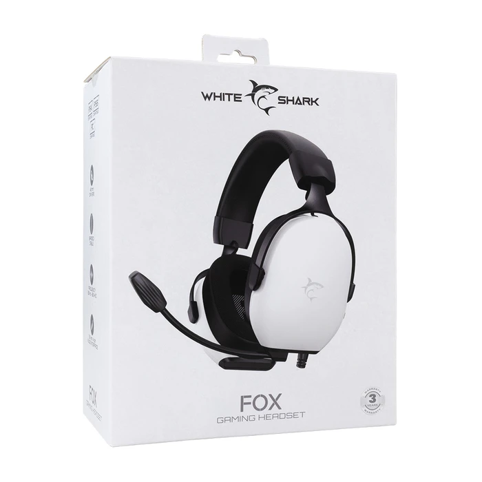 Gaming Headset White Shark Gaming Gh-2445 White For Pc, Ps4/5, Mac