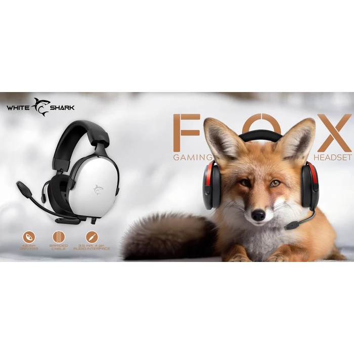 Gaming Headset White Shark Gaming Gh-2445 Black For Pc, Ps4/5, Mac