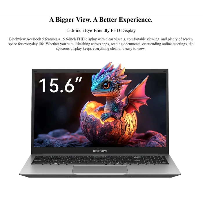 BLACKVIEW AceBook 5 15.6" FHD IPS (Intel Pentium N6000, 8GB, 256GB SSD, Windows 11 Pro) - Διεθνές Πληκτρολόγιο Αγγλικά