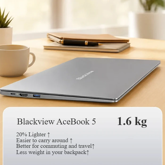 BLACKVIEW AceBook 5 15.6" FHD IPS (Intel Pentium N6000, 8GB, 256GB SSD, Windows 11 Pro) - Διεθνές Πληκτρολόγιο Αγγλικά