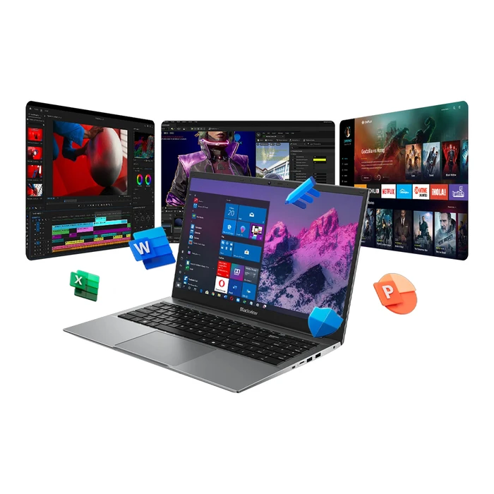BLACKVIEW AceBook 5 15,6'' (16GB+512GB) Intel Pentium Silver N6000 Windows 11 Pro - Γκρι