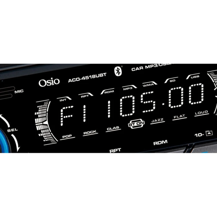 Ηχοσύστημα Αυτοκινήτου Osio ACO-4518UBT με USB, Bluetooth, Android App, διπλό USB για φόρτιση και SD / Aux-In